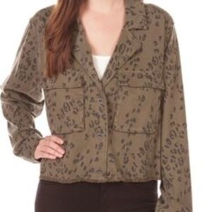 CLOTH & STONE Cotton Animal Print Leopard Camfloug